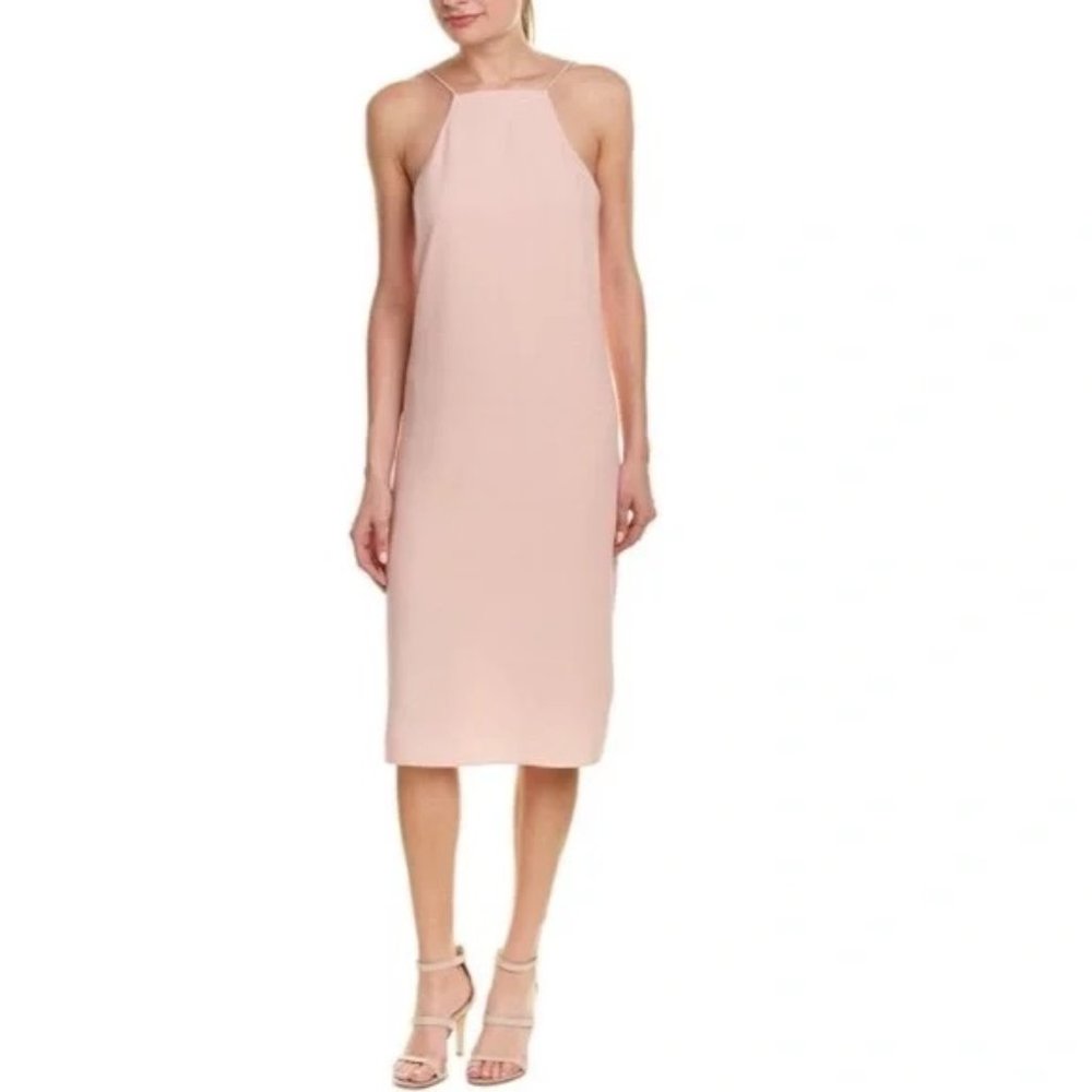 Sam Edelman High Neck Straight Midi Dress (12)